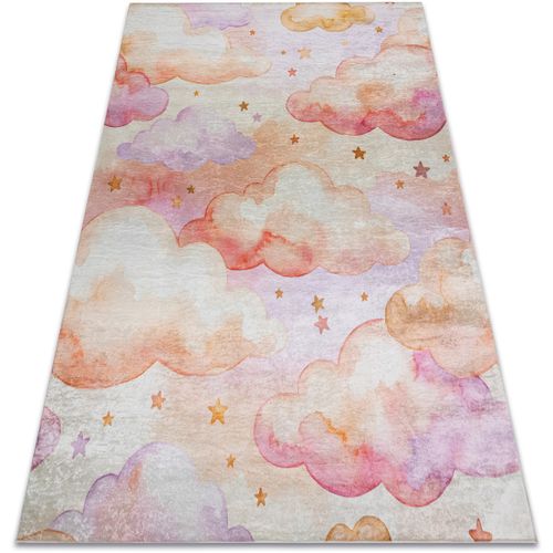 Tapis Tapis lavable BAMBINO 61510 Nuages, étoiles pour 160x220 cm - Rugsx - Modalova