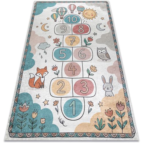 Tapis Tapis lavable BAMBINO 61440 marelle, nombres, ball 140x190 cm - Rugsx - Modalova