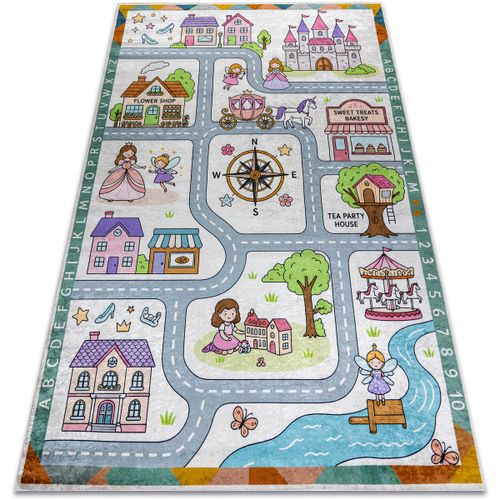 Tapis Tapis lavable BAMBINO 61430 Princesse, alphabet, r 160x220 cm - Rugsx - Modalova
