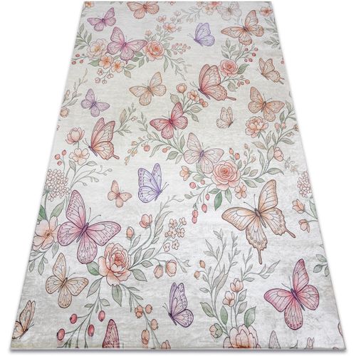Tapis Tapis lavable BAMBINO 61450 Papillons pour les 80x150 cm - Rugsx - Modalova