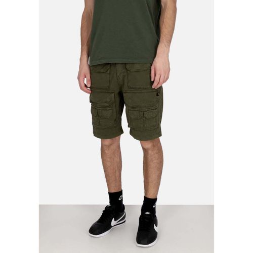 Short Pantalone Corto Uomo Battle Short Dark Olive - Alpha Industries - Modalova