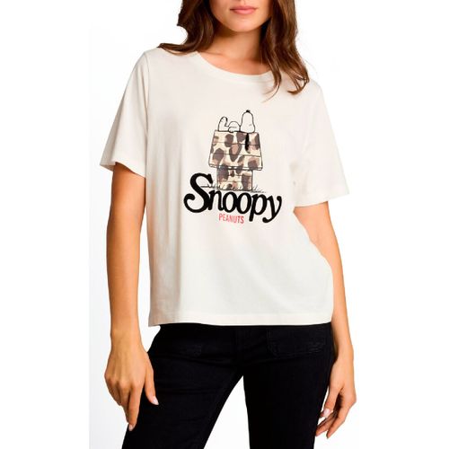 T-shirt Tee-Shirt SNOOPY Ecru - Tom Tailor - Modalova