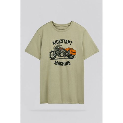T-shirt Tee-Shirt T-CARSO Bleach Kaki - Teddy Smith - Modalova