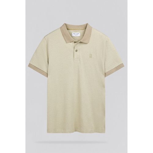 T-shirt Polo P-OBEY Bleach Kaki - Teddy Smith - Modalova