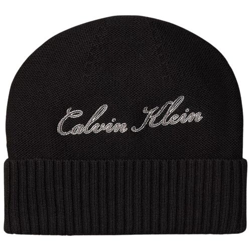 Chapeau SCRIPTED LOGO COTTON BEANIE - Calvin Klein Jeans - Modalova