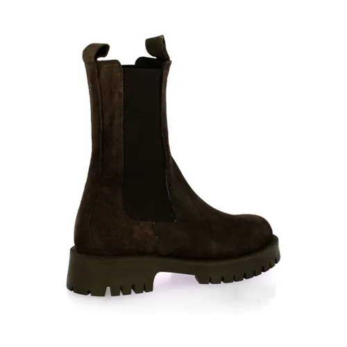 Bottines Paoyama Boots cuir velours - Paoyama - Modalova