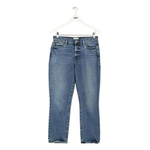 Jeans Jean droit Le High Straight bleu - Frame - Modalova