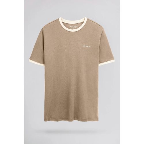 T-shirt Tee-shirt THE-TEE 2 MC Wolf Beige - Teddy Smith - Modalova