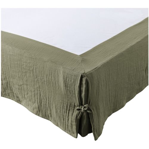 Draps housse Cache sommier gaze de coton Gaia - Actome - Modalova