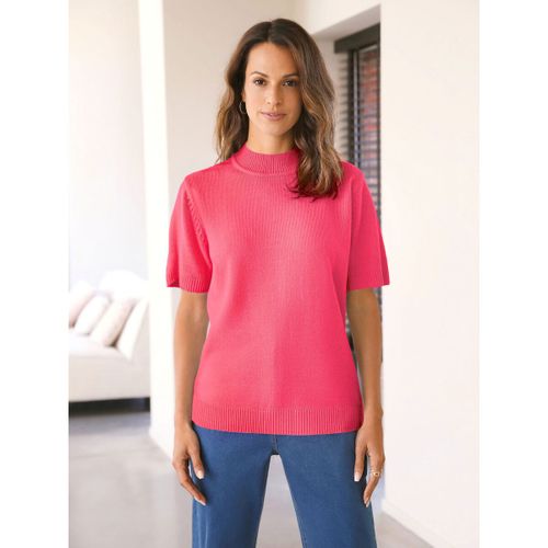Sweat-shirt Pull col montant manches courtes - Daxon - Modalova