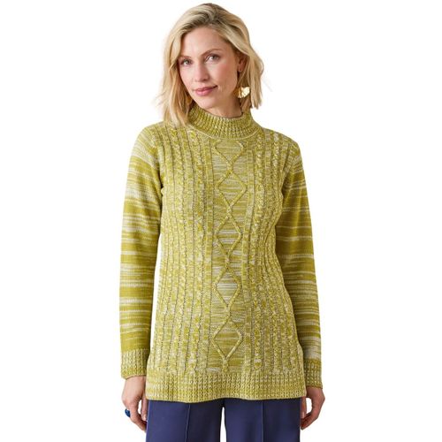 Pull Pull col montant maille torsadée - Daxon - Modalova
