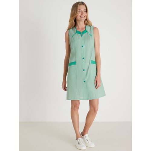 Robe courte Tablier 3/4 sans manches - Daxon - Modalova