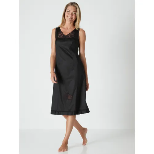 Chemises de nuit Fond de robe maille satinée 105cm - Daxon - Modalova