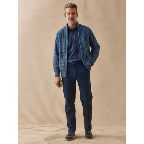 Jeans Jean droit ceinture élastiquée réglable - Daxon - Modalova