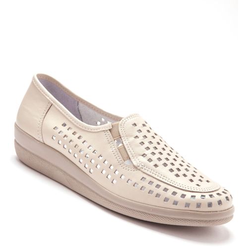 Mocassins Mocassins en cuir perforés - Pediconfort - Modalova