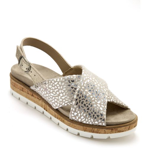 Sandales plates Sandales extensibles doublure cuir - Pediconfort - Modalova