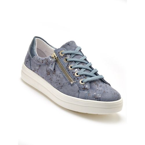 Baskets basses Baskets cuir avec zip et lacets - Pediconfort - Modalova