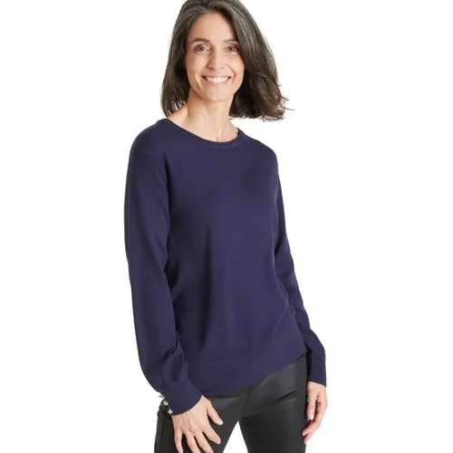 Pull Pull boutons-bijoux aux manches - Daxon - Modalova