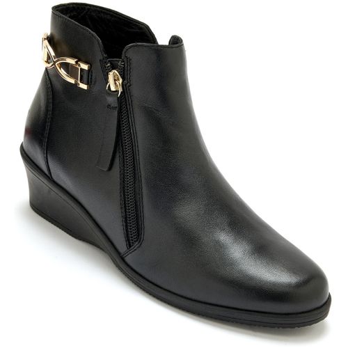 Bottines Boots double zip semelle amovible - Pediconfort - Modalova