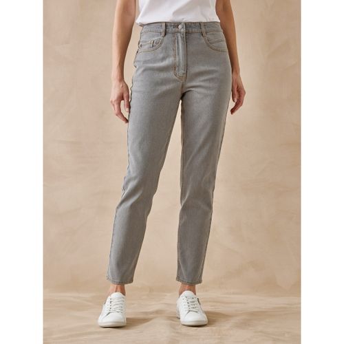 Jeans Jean taille haute raccourci - Daxon - Modalova