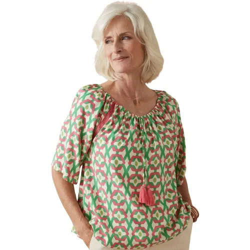 Blouses Tunique fluide encolure élastiquée - Daxon - Modalova