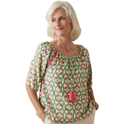 Blouses Tunique fluide encolure élastiquée - Daxon - Modalova