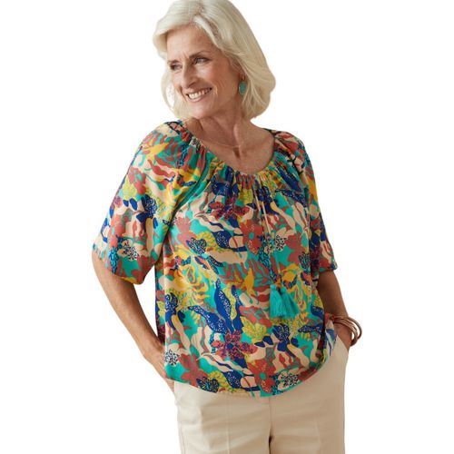Blouses Tunique fluide encolure élastiquée - Daxon - Modalova