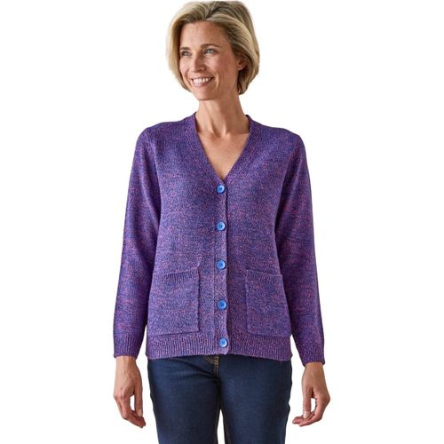 Gilet Daxon Gilet V maille chinée - Daxon - Modalova