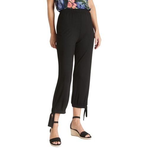 Pantalon Pantacourt esprit sarouel maille fluide - Daxon - Modalova
