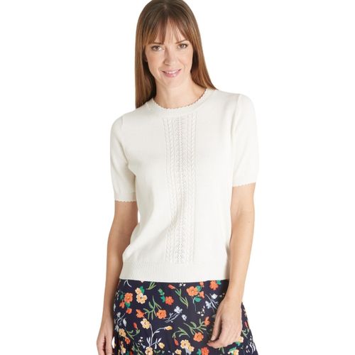 Pull Pull torsadé manches courtes - Daxon - Modalova