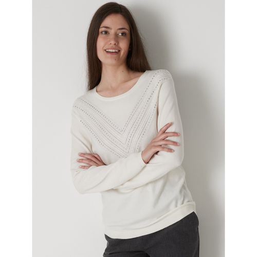 Pull Pull maille fantaisie détails rivets - Daxon - Modalova