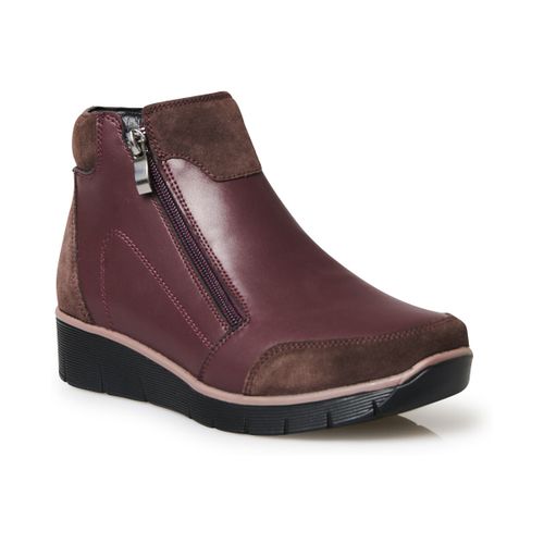 Bottines Boots double zip compensées - Pediconfort - Modalova