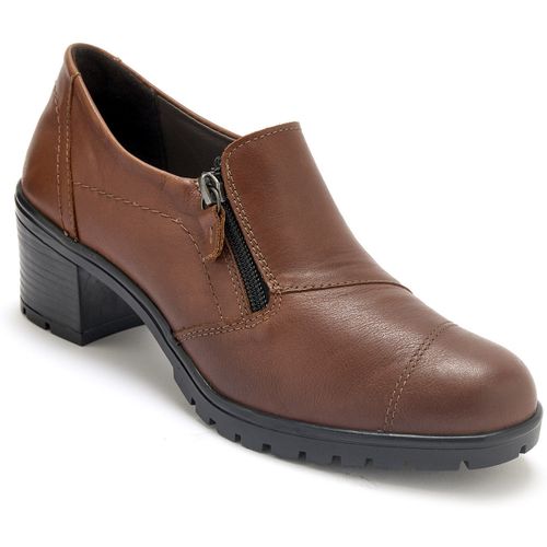 Bottines Trotteurs zippés talon 4,5 cm - Pediconfort - Modalova