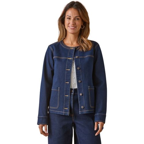 Veste Daxon Veste en denim col rond - Daxon - Modalova