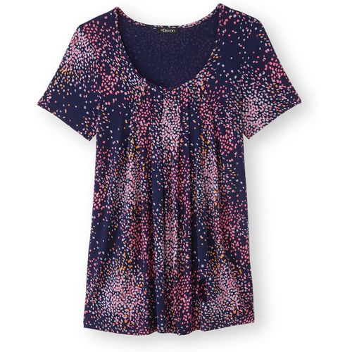 T-shirt Tunique manches courtes en maille - Daxon - Modalova