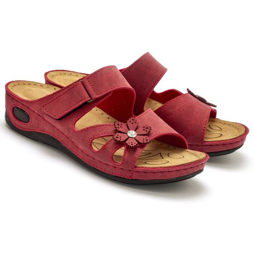 Mules Mules à scratch fleur fantaisie - Pediconfort - Modalova