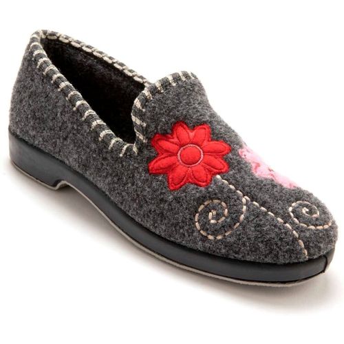 Chaussons Pantoufles brodées - Pediconfort - Modalova