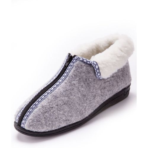 Chaussons Bottillons fourrés à ouverture totale - Pediconfort - Modalova