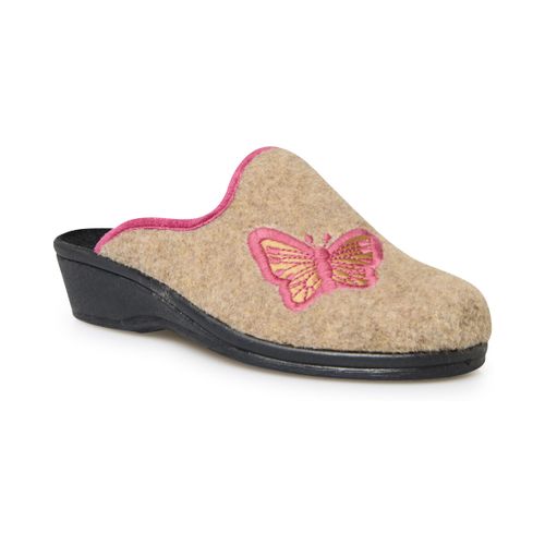 Chaussons Mules brodées - Pediconfort - Modalova