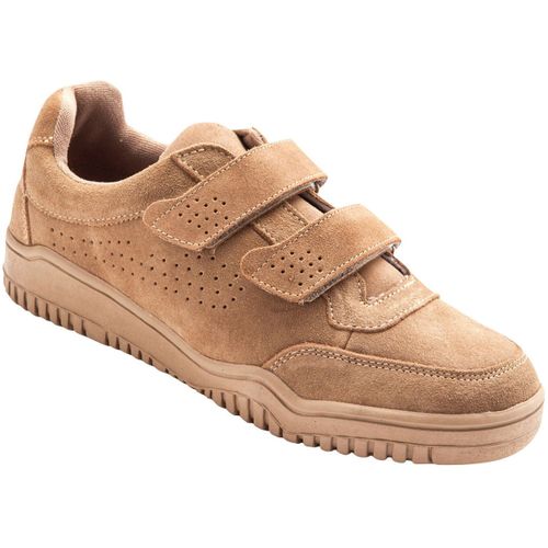 Baskets basses Chaussures cuir à scratch extra-larges - Pediconfort - Modalova