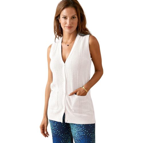 Gilets de costume Gilet sans manches maille ajourée - Daxon - Modalova