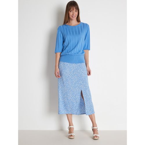 Robes midi Jupe élastiquée tissu fluide - Daxon - Modalova
