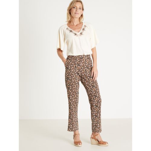 Pantalon Pantalon élastiqué fluide - Daxon - Modalova