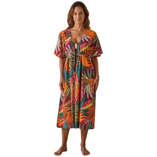 Paréos Kimono voile de coton - Daxon - Modalova