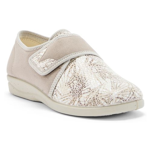 Chaussons Derbies à scratch tissu extensible - Pediconfort - Modalova
