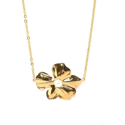Bijoux Collier fleur et perle fantaisie - Daxon - Modalova