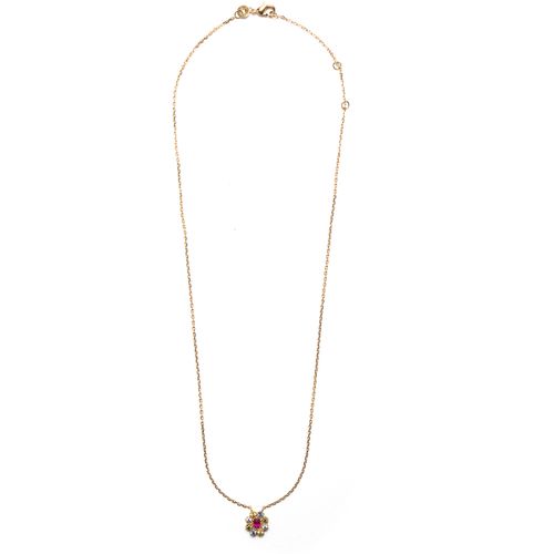 Collier Collier pendentif avec pierres fantaisie - Daxon - Modalova