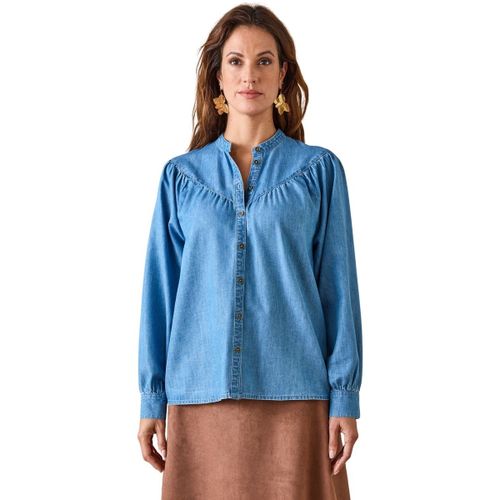 Blouses Blouse col mao denim fluide - Daxon - Modalova