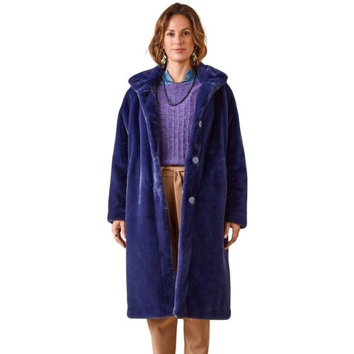 Manteau Manteau col montant imitation fourrure - Daxon - Modalova