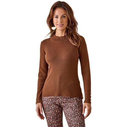 Pull Pull col montant finitions écailles - Daxon - Modalova